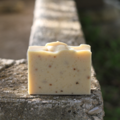 herbal blend patchouli juniper and oak moss goat milk soap for private label