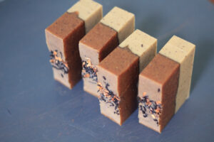 Honey Cedar Vanilla with Black Tea Custom Soap by Old Factory Wholesale Soap