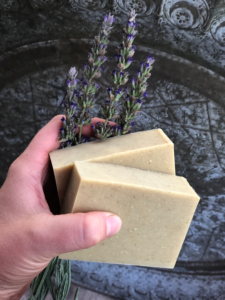 Pure Lavender natural wholesale soap by Old Factory Soap