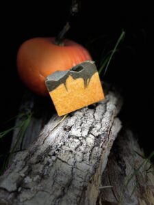 Activated charcoal and annatto seed powder custom soap. Old Factory Soap Hot Springs North Carolina