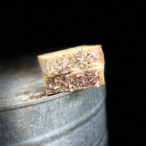 custom soap with flower petals by old factory soap